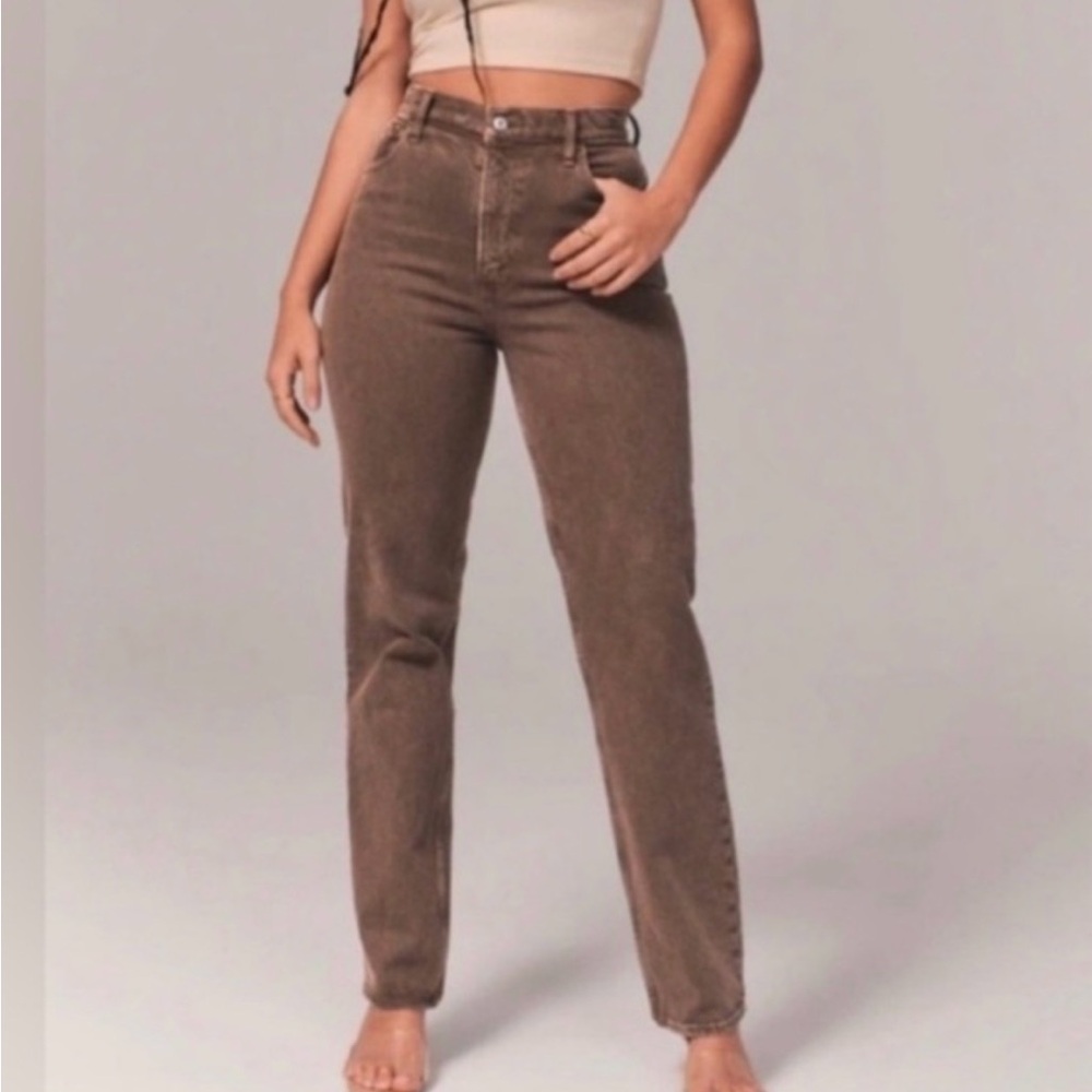 Abercrombie 90s Straight Ultra High Rise